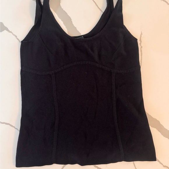 Express Black XS Knit Dress Sleeveless Tank Top - Picture 3 of 3